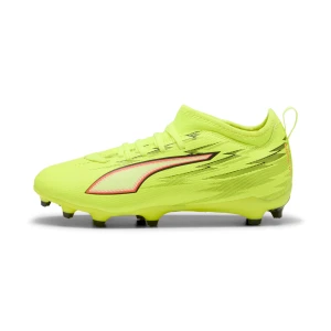PUMA Młodzieżowe buty piłkarskie ULTRA 6 MATCH FG/AG, Buty, Żółty,