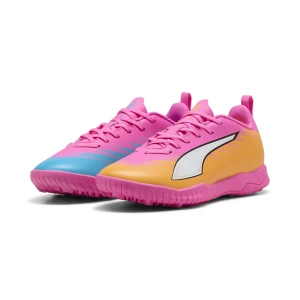 PUMA Młodzieżowe buty piłkarskie ULTRA 6 PLAY TT, Buty, Różowy,
