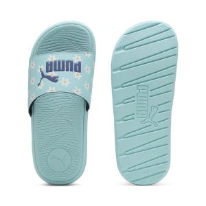 PUMA Młodzieżowe klapki Cool Cat 2.0 Daisies, Buty, Niebieski,