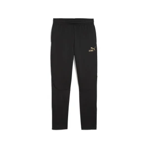 PUMA Młodzieżowe piłkarskie spodnie treningowe na zimę KING, Odzież, Czarny,