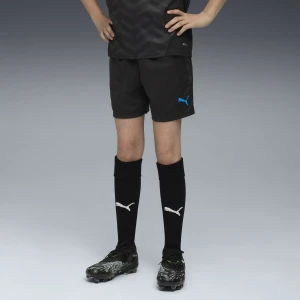 PUMA Młodzieżowe piłkarskie szorty treningowe individualCUP, Odzież, Czarny,