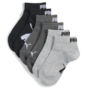 PUMA Młodzieżowe skarpety do kostek (3 pary), Odzież, Czarny,