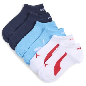 PUMA Młodzieżowe skarpety do sneakersów (3 pary), Odzież, Niebieski,