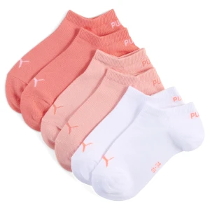 PUMA Młodzieżowe skarpety do sneakersów (3 pary), Odzież, Różowy,