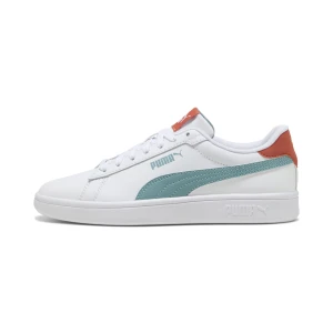 PUMA Młodzieżowe skórzane sneakersy Smash 3.0, Buty, Biały,