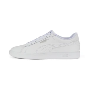 PUMA Młodzieżowe skórzane sneakersy Smash 3.0, Buty, Biały