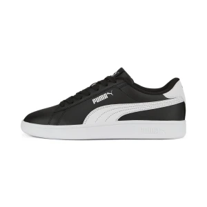 PUMA Młodzieżowe skórzane sneakersy Smash 3.0, Buty, Czarny,