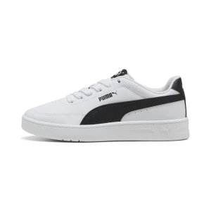 PUMA Młodzieżowe sneakersy Court Classic Clean, Buty, Biały,