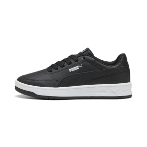 PUMA Młodzieżowe sneakersy Court Classic Clean, Buty, Czarny,