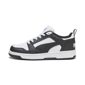 PUMA Młodzieżowe sneakersy Rebound V6 Lo, Buty, Biały,