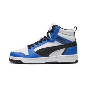 PUMA Młodzieżowe sneakersy Rebound V6 Mid, Buty, Biały,