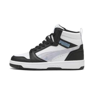 PUMA Młodzieżowe sneakersy Rebound V6 Mid Space Belle, Buty, Czarny,