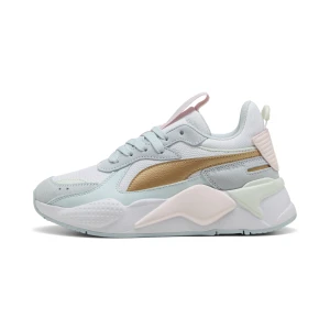 PUMA Młodzieżowe sneakersy RS-X Metaliczny, Buty, Biały,