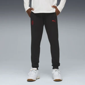 PUMA Młodzieżowe spodnie AC Milan FtblEssentials, Odzież, Czarny,