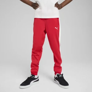 PUMA Młodzieżowe spodnie dresowe T7 ALWAYS ON, Odzież, Czerwony,