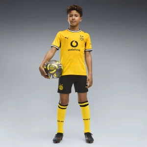 PUMA Młodzieżowe szorty Borussia Dortmund 26/27, Odzież, Czarny,