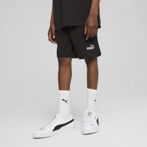 PUMA Młodzieżowe szorty ESS z logo No. 1 z dżerseju, Odzież, Czarny,