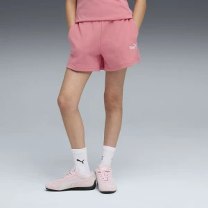 PUMA Młodzieżowe szorty ESS z małym logo No. 1, Akcesoria, Różowy,