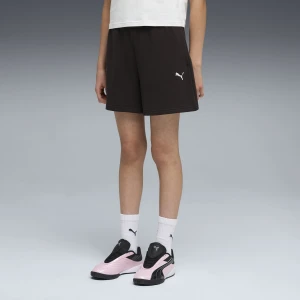 PUMA Młodzieżowe szorty Essentials z wysokim stanem, Odzież, Czarny,