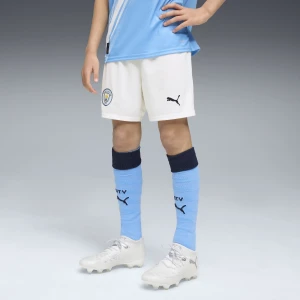 PUMA Młodzieżowe szorty Manchester City 25/26, Odzież, Biały,