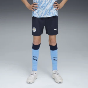 PUMA Młodzieżowe szorty Manchester City 25/26, Odzież, Niebieski,