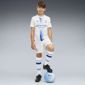 PUMA Młodzieżowe szorty Manchester City 26 / 27, Odzież, Biały