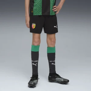 PUMA Młodzieżowe szorty RC Lens 25/26, Odzież, Czarny,