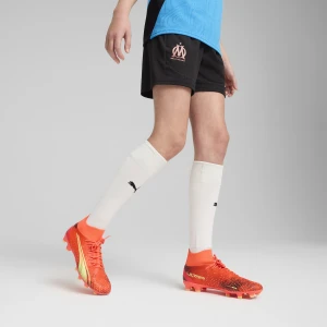 PUMA Młodzieżowe szorty treningowe Olympique Marsylia, Odzież, Czarny,