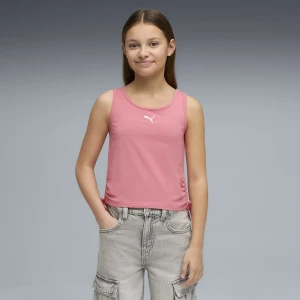 PUMA Młodzieżowy wąski top bez rękawów Essentials z wiązaniem, Akcesoria, Różowy,