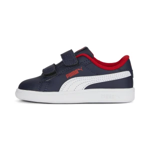 PUMA Niemowlęce skórzane sneakersy Smash 3.0 V, Buty, Niebieski,
