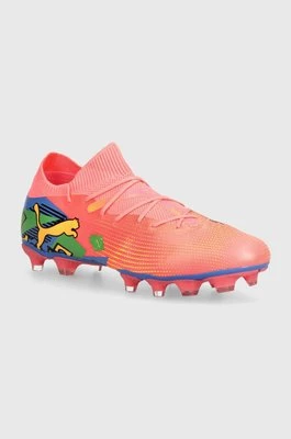 Puma obuwie piłkarskie korki Futura 7 Match kolor różowy 107840