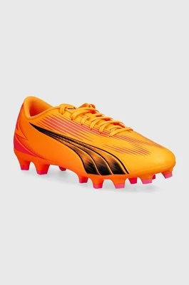 Puma obuwie piłkarskie korki Ultra Play kolor pomarańczowy 107763