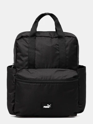 Puma plecak damski kolor czarny duży gładki 91348