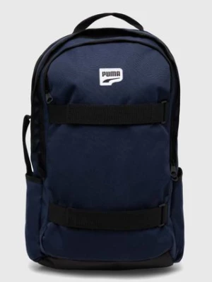 Puma plecak Downtown Backpack kolor granatowy duży gładki 902550