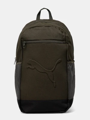 Puma plecak kolor zielony duży gładki 91153