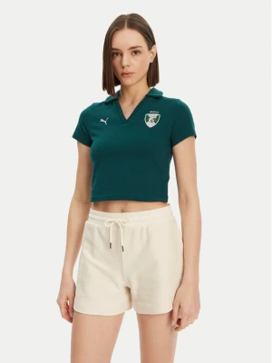 Puma Polo Harry Potter 630097 Zielony Regular Fit
