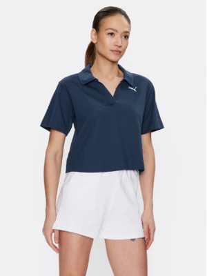 Puma Polo Her 673108 Granatowy Relaxed Fit