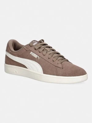 Puma Smash 3.0 sneakersy męskie zamszowe brązowy