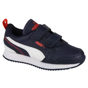 Puma R78 SL V PS 374429-03, Dla chłopca, Granatowe, buty sneakers, skóra syntetyczna, rozmiar: 32