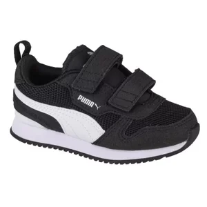 Puma R78 V Infants 373618-01, Dla chłopca, Czarne, buty sneakers, przewiewna siateczka, rozmiar: 21