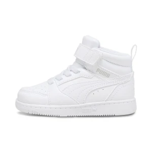 PUMA Rebound V6 Mid Toddlers' Sneakers, Buty, Biały,