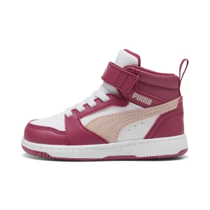 PUMA Rebound V6 Mid Toddlers' Sneakers, Buty, Czerwony,