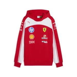 PUMA Replika bluzy z kapturem unisex Scuderia Ferrari HP, Akcesoria, Czerwony,