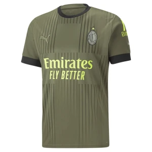 PUMA Replika koszulki trzeciej AC Milan 22/23 dla mężczyzn, Odzież, Zielony,