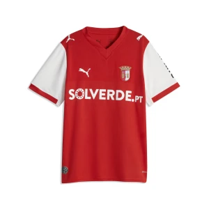 PUMA S.C. Młodzieżowa koszulka domowa Braga, Odzież, Czerwony