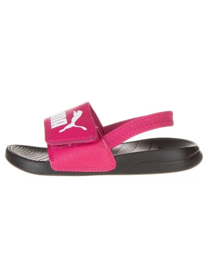 Puma Sandały "Popcat 20 Backstrap AC" w kolorze czarno-różowym rozmiar: 24
