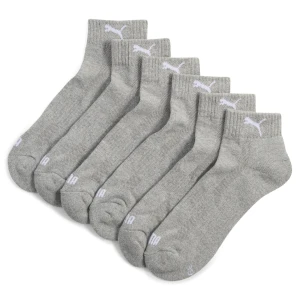 PUMA Skarpety do kostek unisex (3 pary), Odzież, Szary,