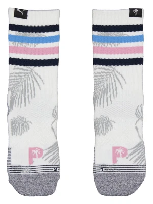 Puma Skarpety sportowe w kolorze biało-szarym rozmiar: 43-47,5