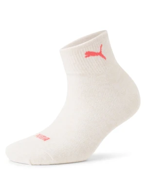 Puma Skarpety w 2-paku Kobiety beżowy|wyrazisty róż jednolity,