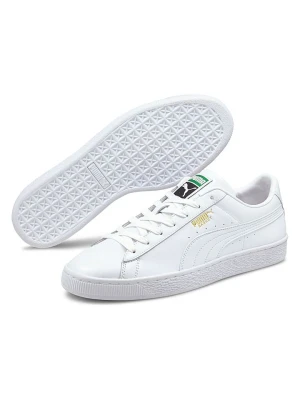 Puma Skórzane sneakersy "Basket Classic XXI" w kolorze białym rozmiar: 41